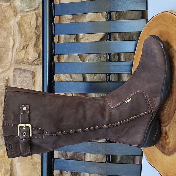 Ecco Shoes - ECCO RISE HIGH LEATHER WATERPROOF GORTEX BOOTS